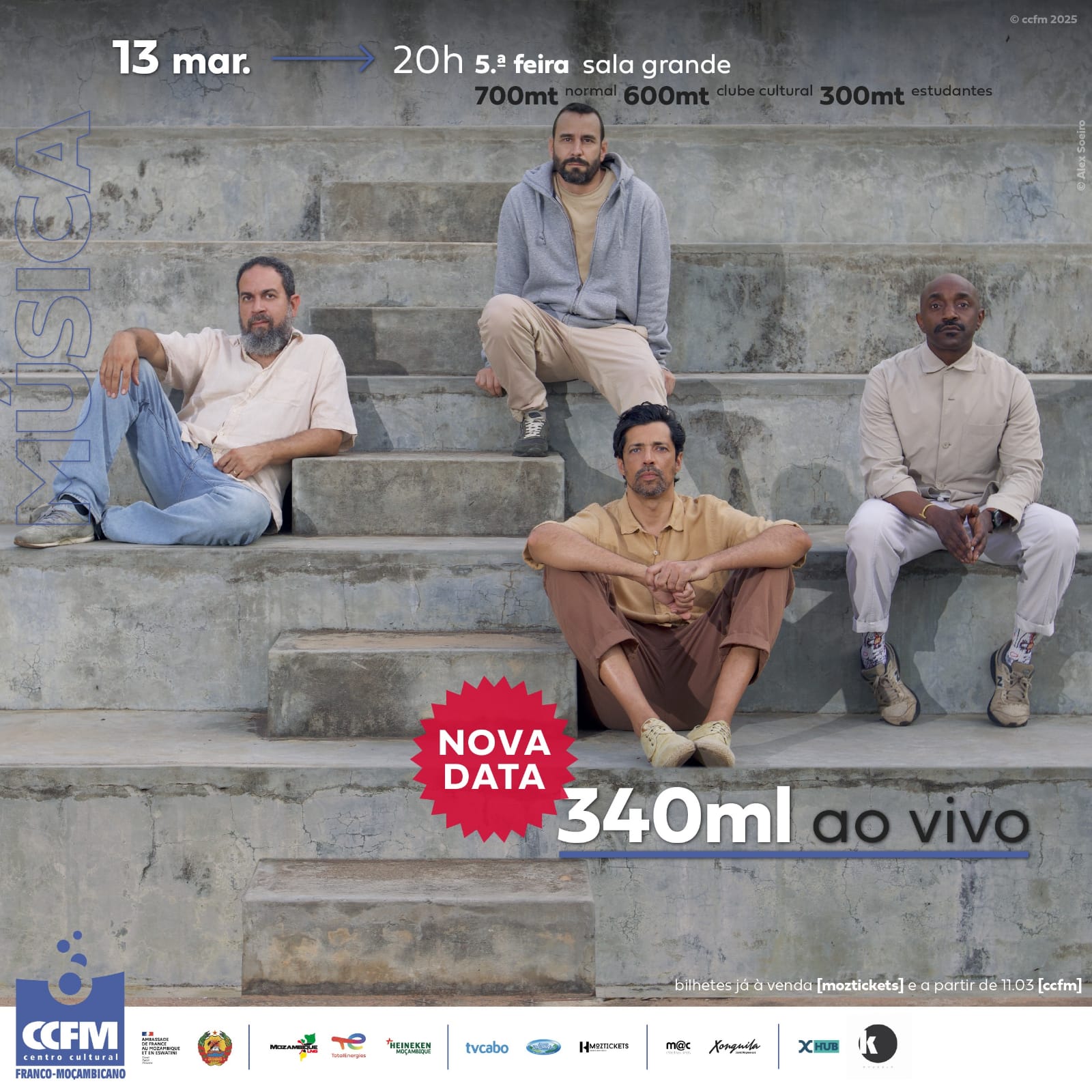 340ml ao Vivo - Normal/Standard (Data adicional: 13/03/2025)