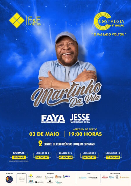 Nostalgia 8ª edição com Martinho da Vila do Brasil - LOUNGE para 6 participantes