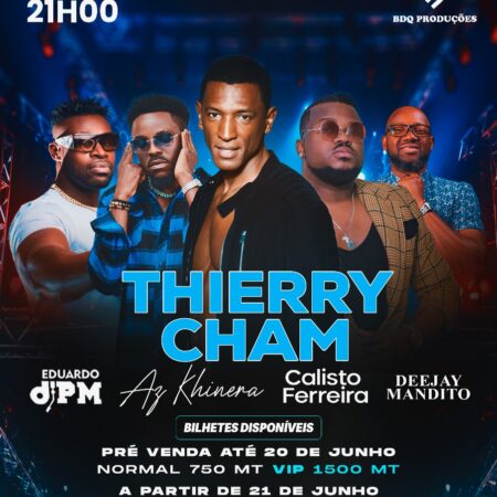 Thierry Cham ao vivo em Maputo - Normal/Standard