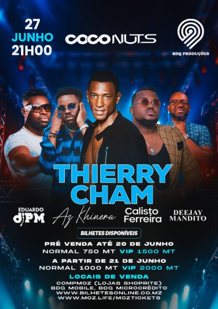 Thierry Cham ao vivo em Maputo - Normal/Standard