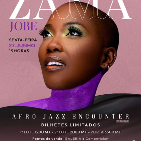 ZAMA JOBE em Palco na 2.ª Edição do Afro Jazz Encounter no Galeria
