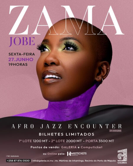 ZAMA JOBE em Palco na 2.ª Edição do Afro Jazz Encounter no Galeria