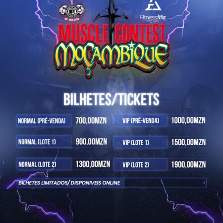 Muscle Contest Moçambique 2025 - VIP