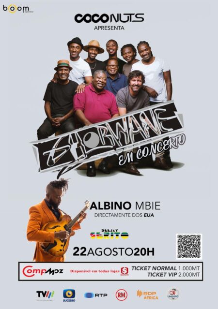 Coconuts apresenta Ghorwane em Concerto - VIP