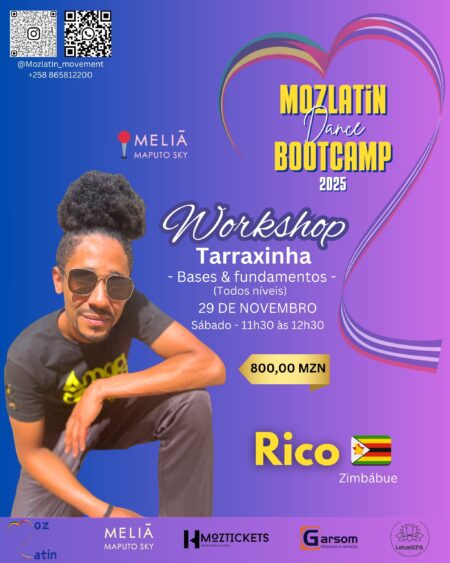 MozLatinDBC - Workshop de Tarraxinha - Bases e fundamentos - Professor Rico (Zimbabwe 🇿🇼)