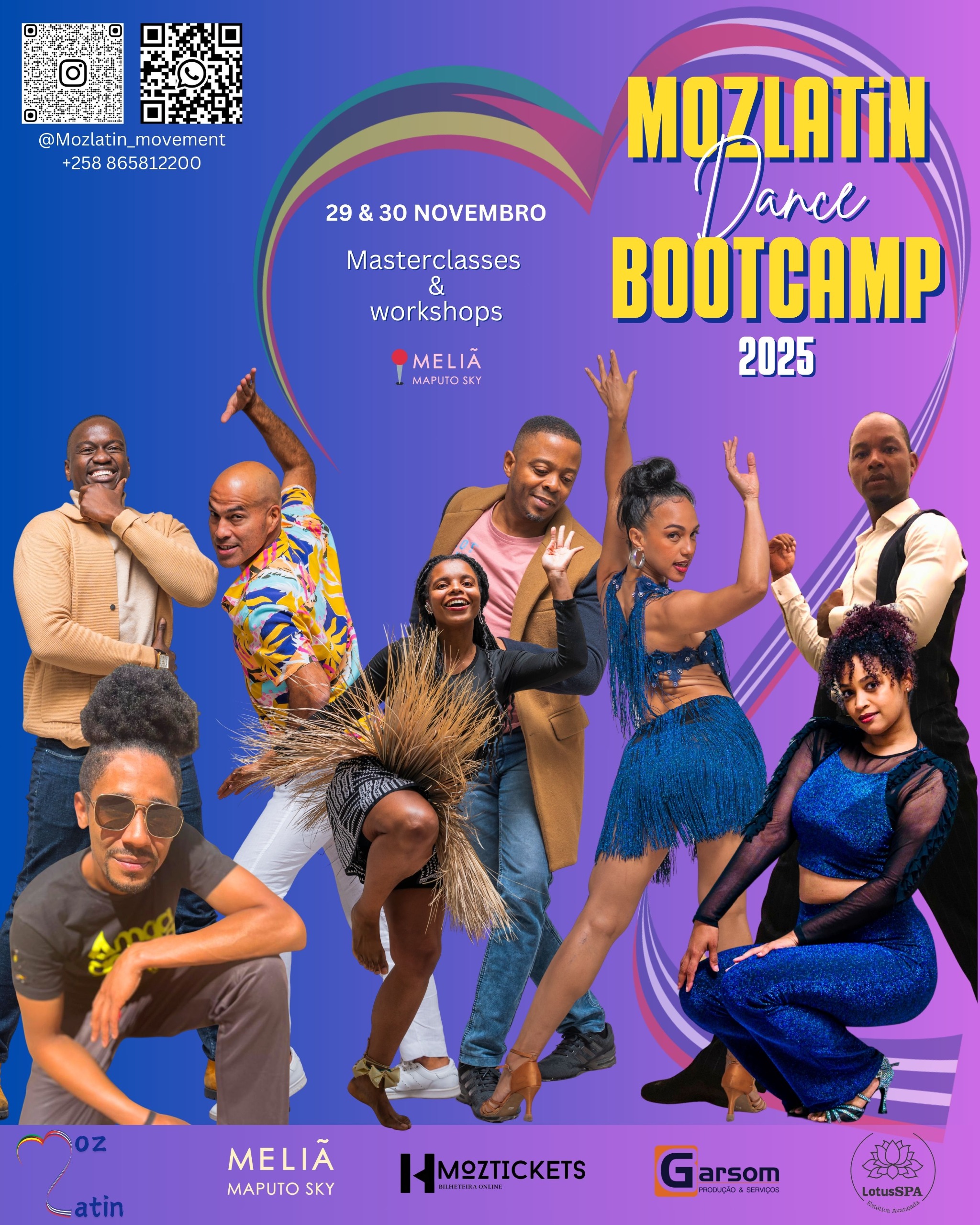 MozLatinDBC - Passe completo - todos workshops e masterclass (incluindo festa e Snack para o almoço de sábado )