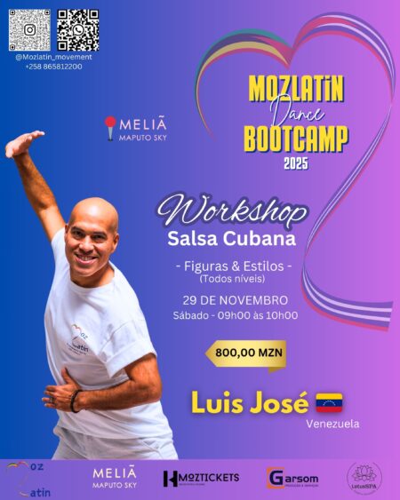 MozLatinDBC - Workshop de Salsa Cubana - Figuras e estilos - Professor Luis (Venezuela 🇻🇪)