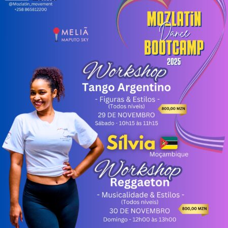 MozLatinDBC - Workshop de reggaeton - Professora Silvia (Moçambique 🇲🇿)