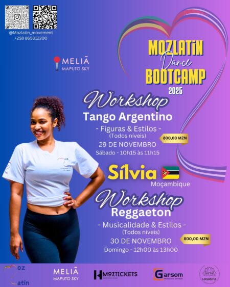 MozLatinDBC - Workshop de reggaeton - Professora Silvia (Moçambique 🇲🇿)