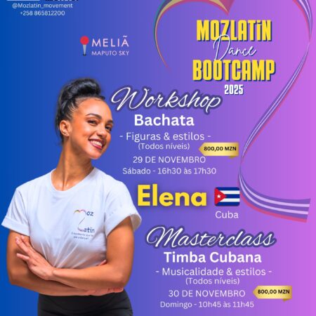 MozLatinDBC - Masterclass de Timba Cubana - Professora Elena (Cuba 🇨🇺)