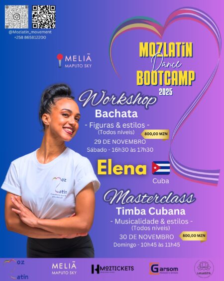 MozLatinDBC - Masterclass de Timba Cubana - Professora Elena (Cuba 🇨🇺)