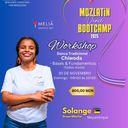 MozLatinDBC - Workshop de dança tradicional Chiwoda - Professora Solange - Grupo Milorho (Moçambique 🇲🇿)