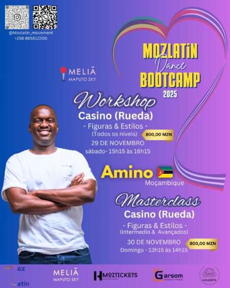 MozLatinDBC - MasterClass de Rueda de Casino - Professor Amino (Moçambique 🇲🇿)