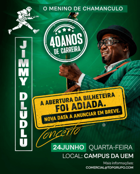 Jimmy Dludlu — 40 Anos de Carreira - VIP