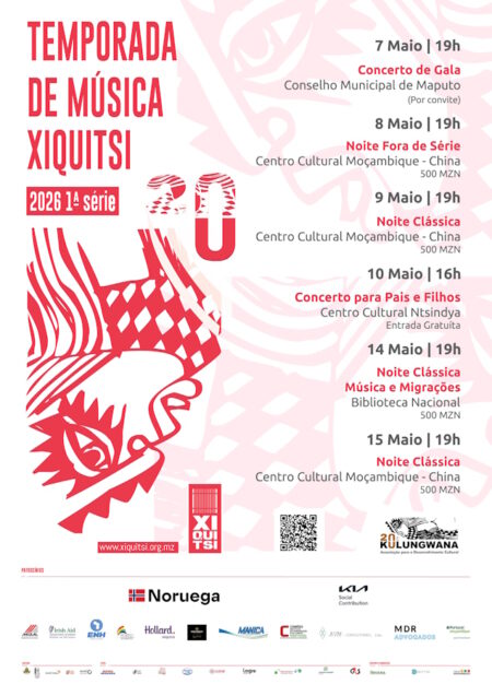 15 de Maio | 19h00 — Noite Clássica no Centro Cultural Moçambique-China