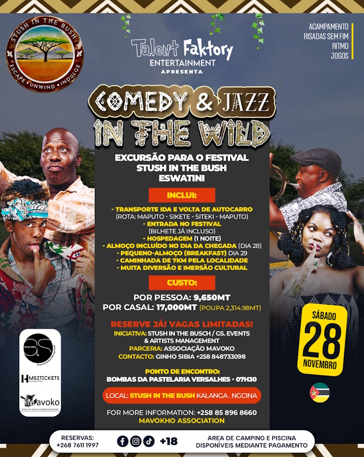 Comedy & Jazz in the Wild - Bilhete Casal