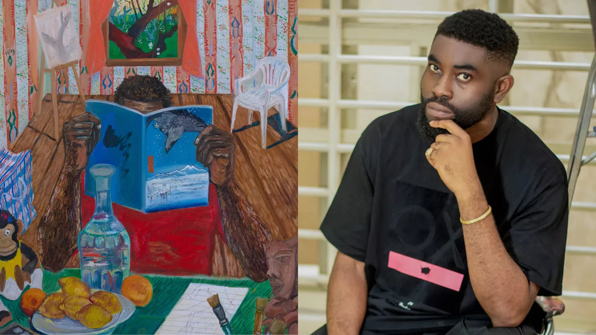 Internacional/África-John Madu no Museu Van Gogh: A Primeira Exposição Africana que Reescreve as Cores do Mundo