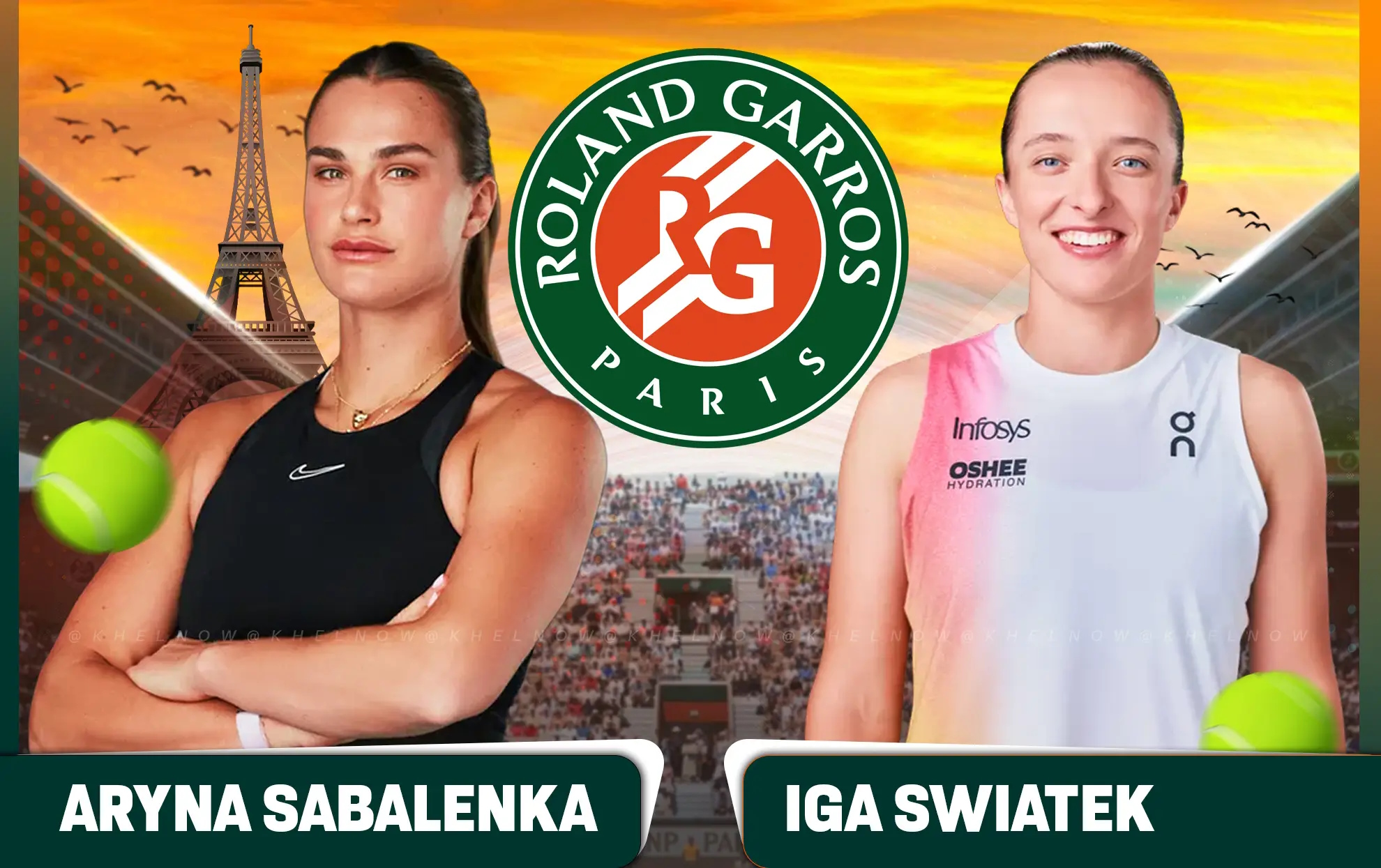 Desporto/Tênis: Sabalenka e Swiatek frente a frente numa meia-final de alta voltagem em Roland-Garros