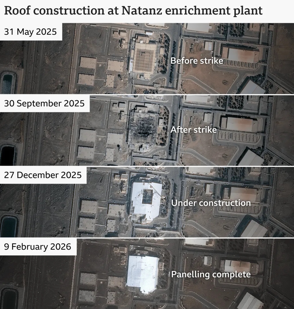 Internacional/Médio-Oriente: Irão fortalece complexo subterrâneo próximo a instalação nuclear em meio a tensões com os EUA