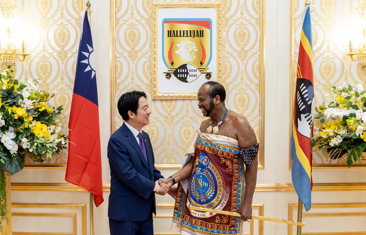 Eswatini no centro das tensões — Lai Ching-te desafia pressão chinesa com visita surpresa