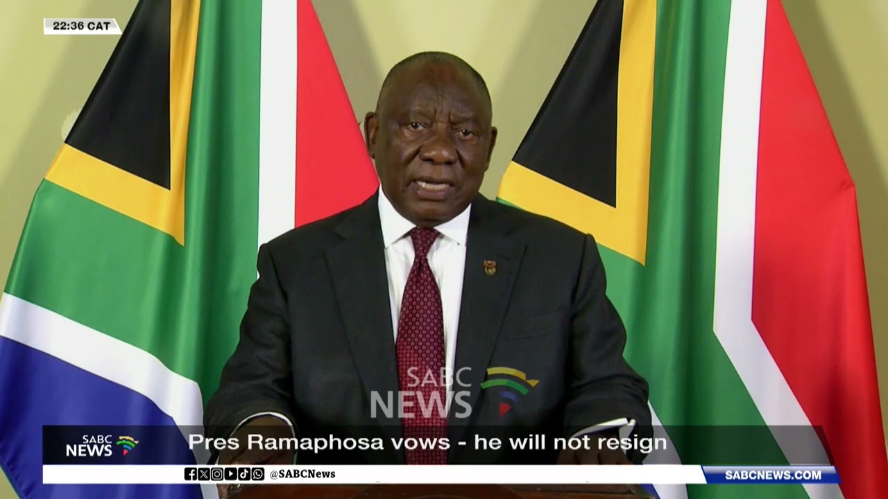 Cyril Ramaphosa recusa demitir-se após escândalo de dinheiro escondido em sofá de fazenda