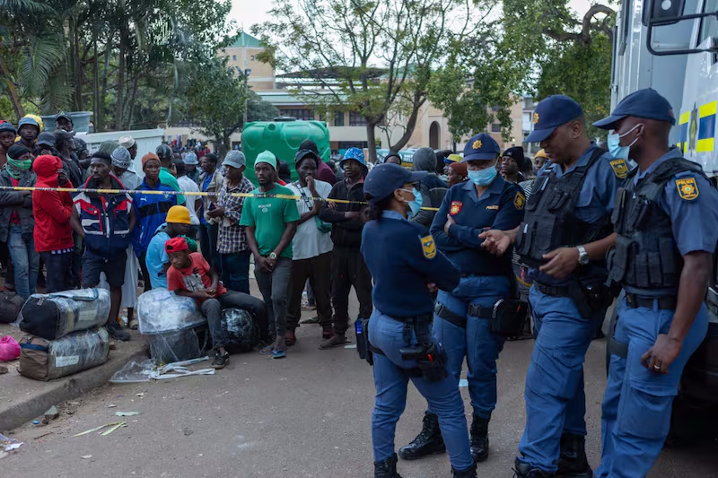 África do Sul em Alerta Máximo para Dia de Alto Risco de Protestos Anti-Imigração