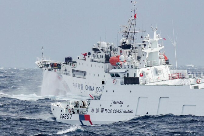 Cresce a pressão no mar: actividade naval da China junto a Taiwan bate novo recorde