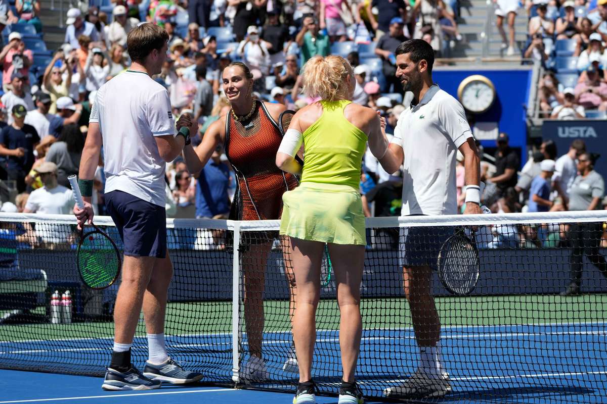 Surpresa em Nova Iorque: Djokovic e Sabalenka eliminados à primeira no duplo misto do US Open