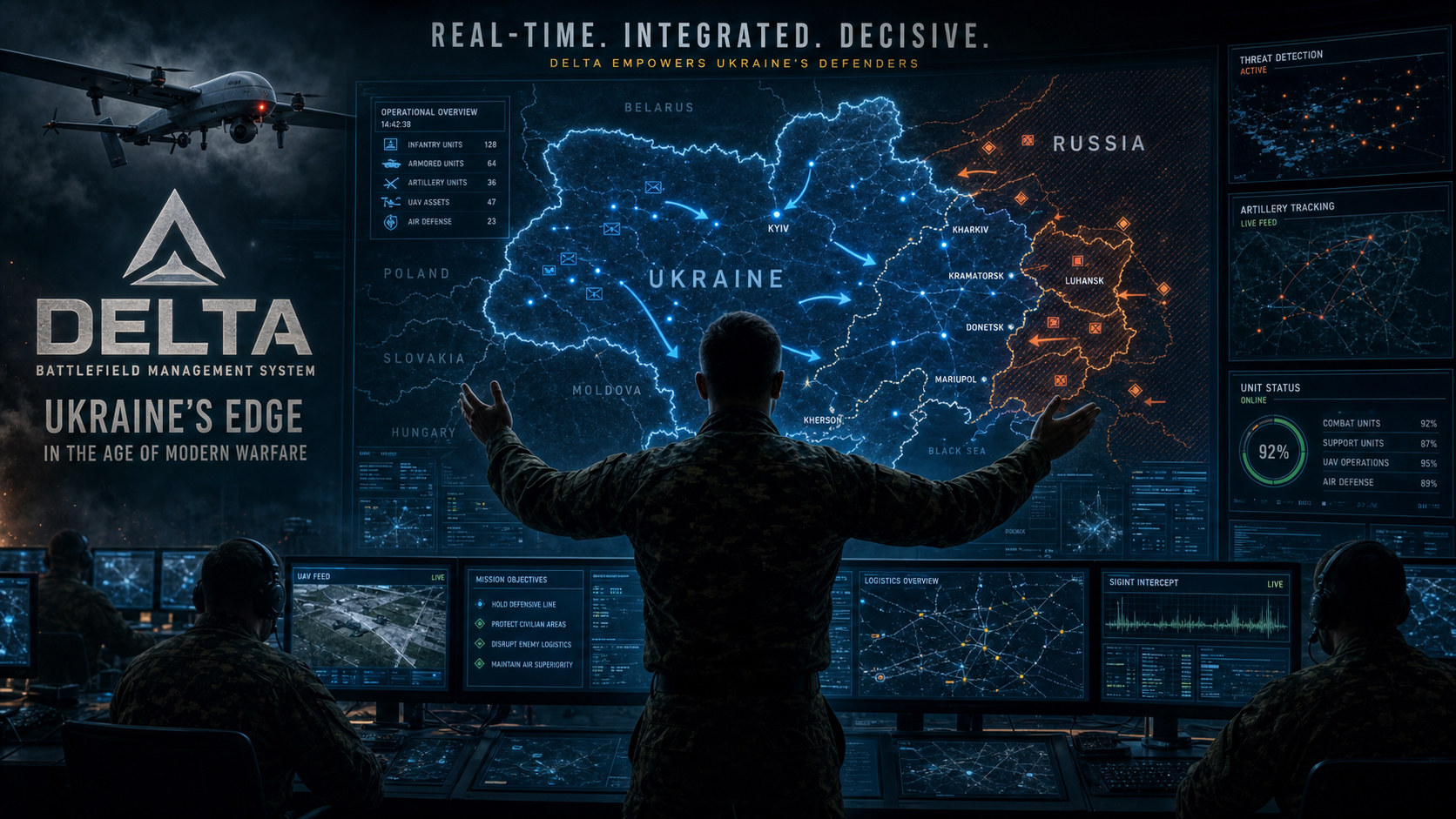 Delta, o software que organiza o exército de drones ucraniano